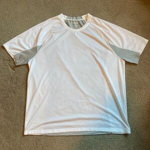 Izod White Performance Stretch Activewear T-Shirt